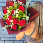 RED ROSIE BOUQUET (1 DOZEN OF ROSES)